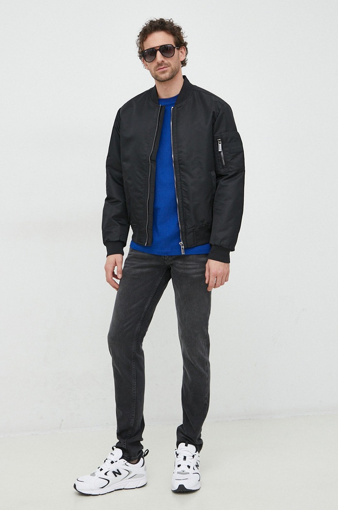 Calvin Klein kurtka bomber K10K109907.PPYX czarny AW24