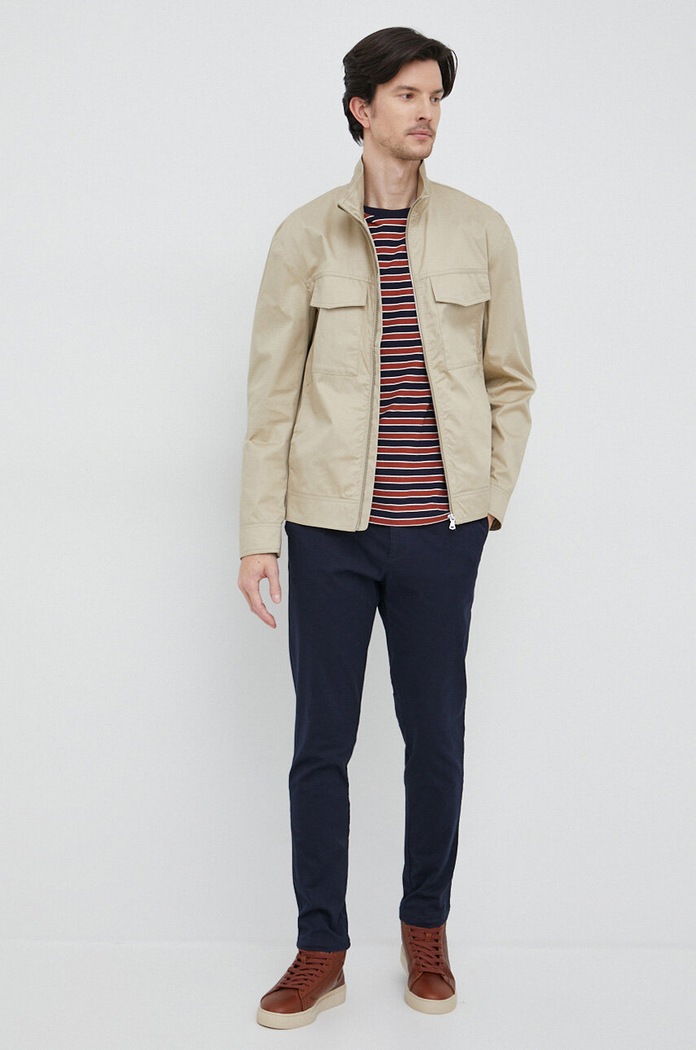 Μπουφάν Sisley 20VRSN01P.39A μπεζ SS23