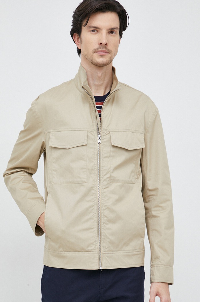 Μπουφάν Sisley μπεζ 20VRSN01P.39A