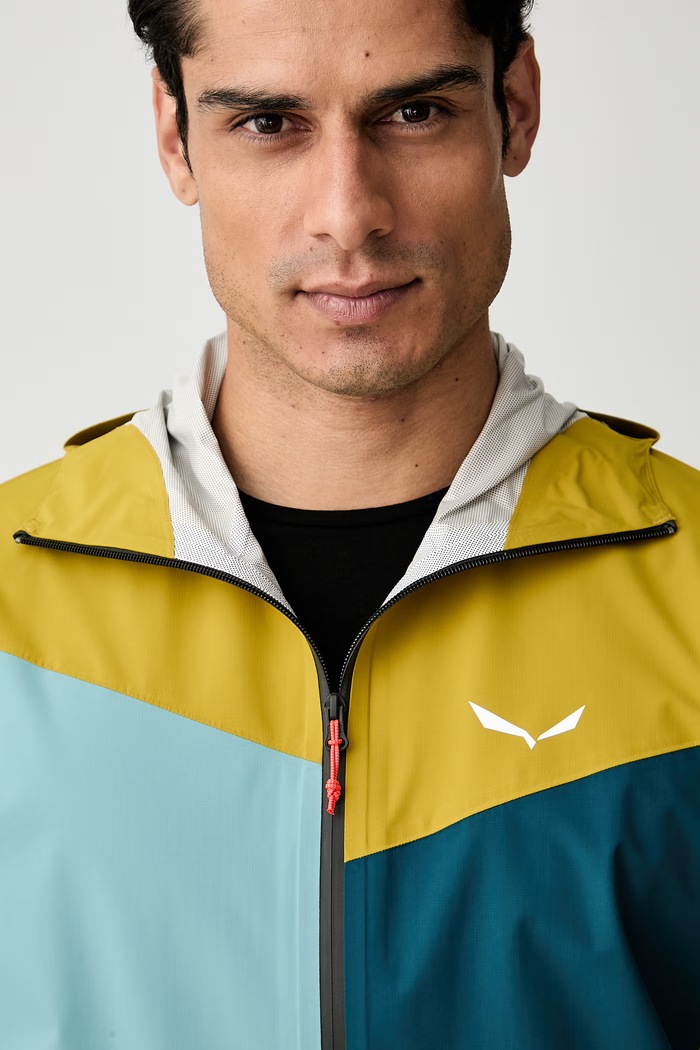 Salewa kurtka trekkingowa męska Puez 2.5L PTX turkusowy 00.0000028615