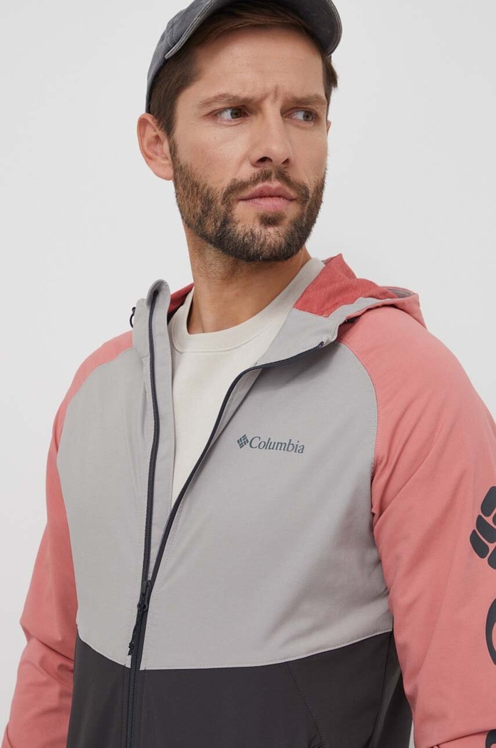 Columbia kurtka przeciwdeszczowa Panther Creek różowy 1840711