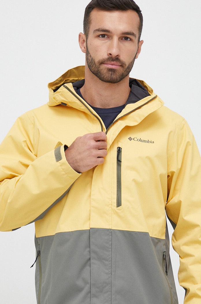Μπουφάν Columbia Hikebound κίτρινο 1988621