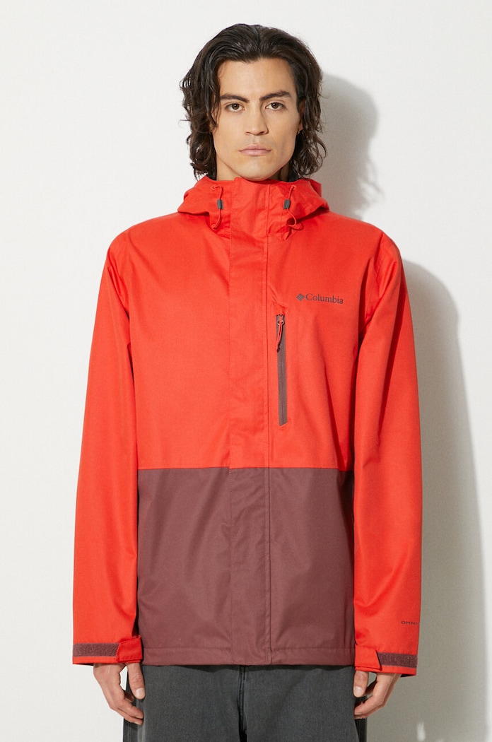 Outdoorová bunda Columbia Hikebound nezateplené červená 1988621