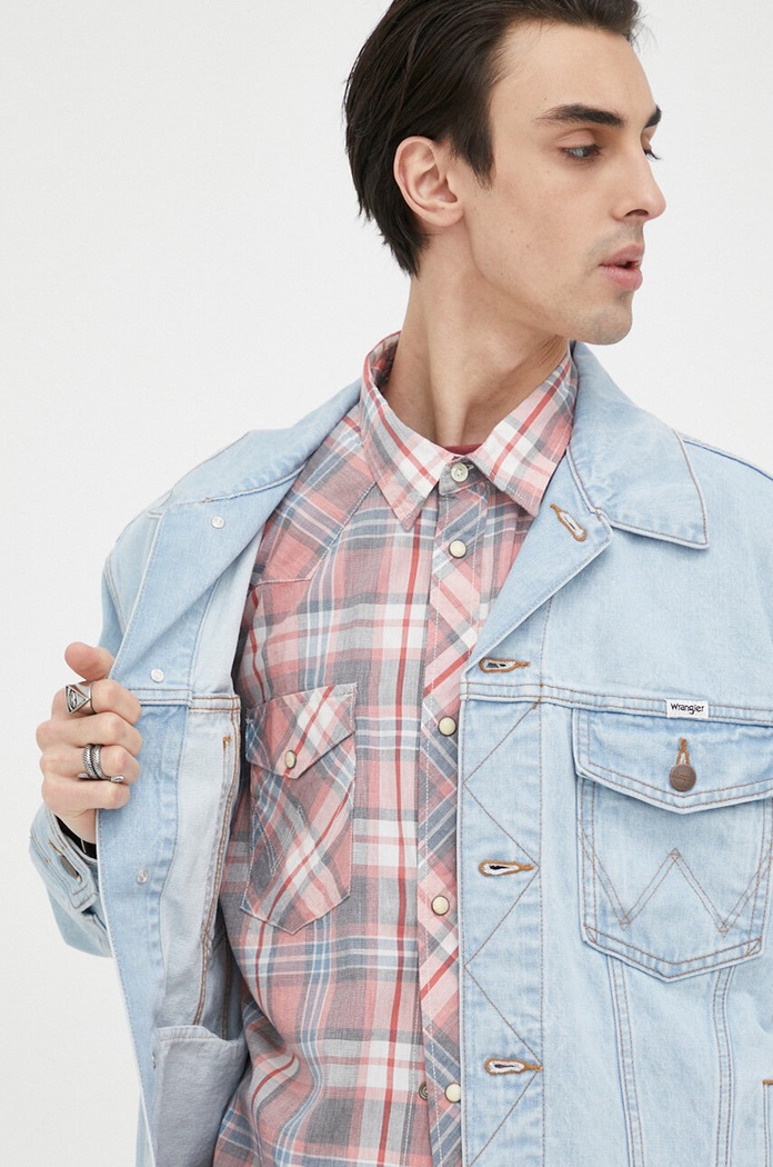 Džínová bunda Wrangler W45973Y94