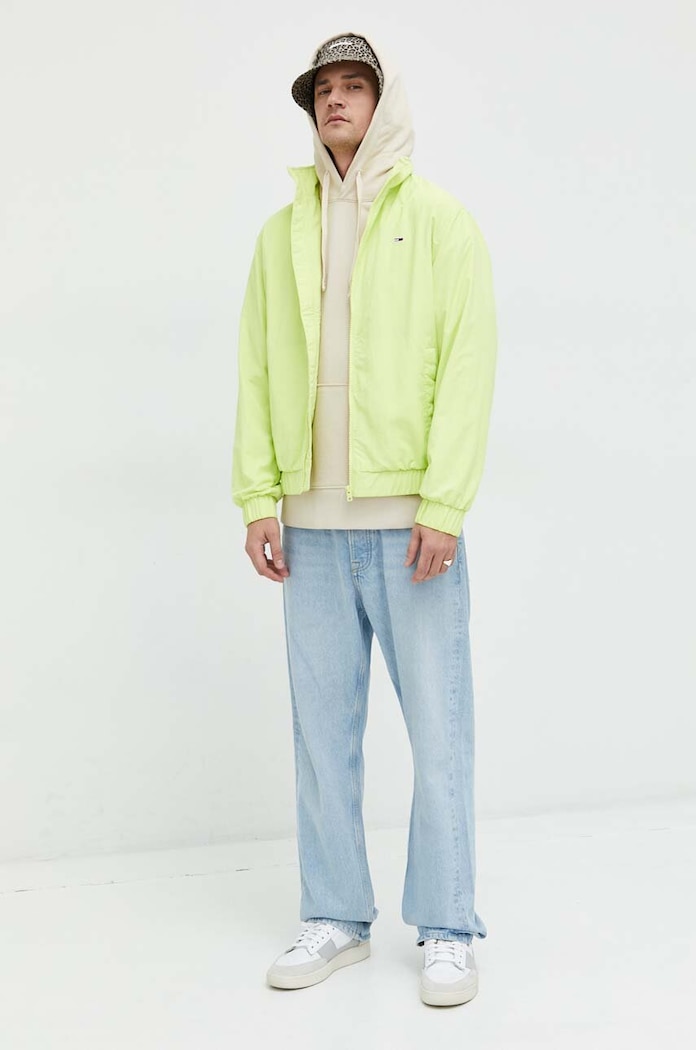 Μπουφάν Tommy Jeans DM0DM15916.PPYX κίτρινο SS23