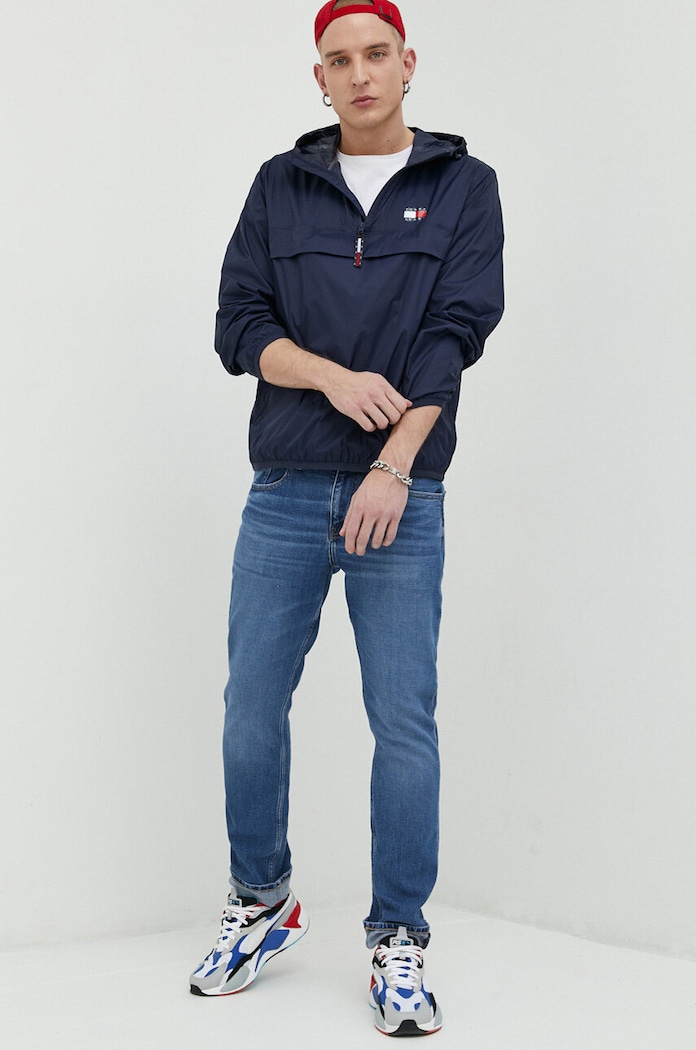 Bunda Tommy Jeans DM0DM15906.PPYX námořnická modř SS23