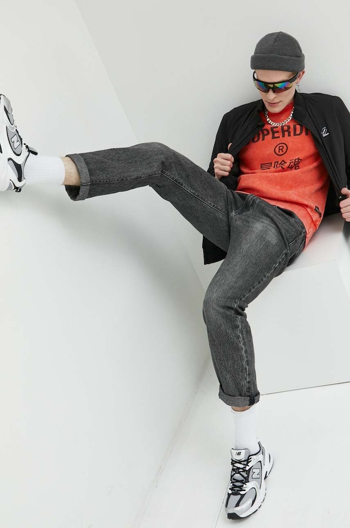 Яке бомбър Superdry M5011804A.02A черен SS23
