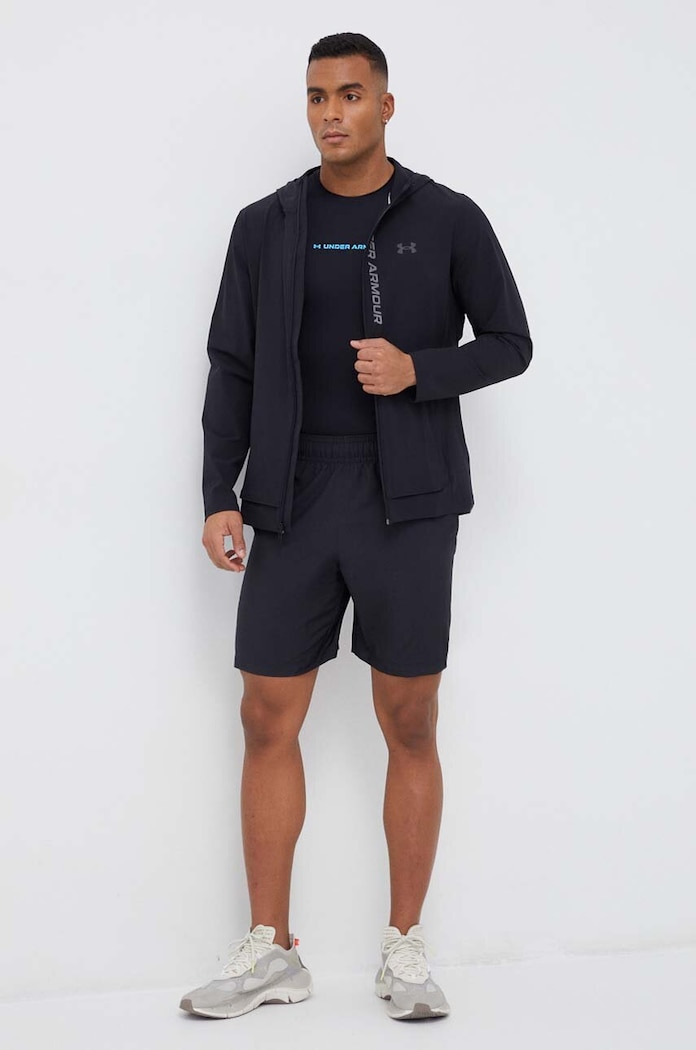 Běžecká bunda Under Armour OutRun The Storm 1376794 černá SS25