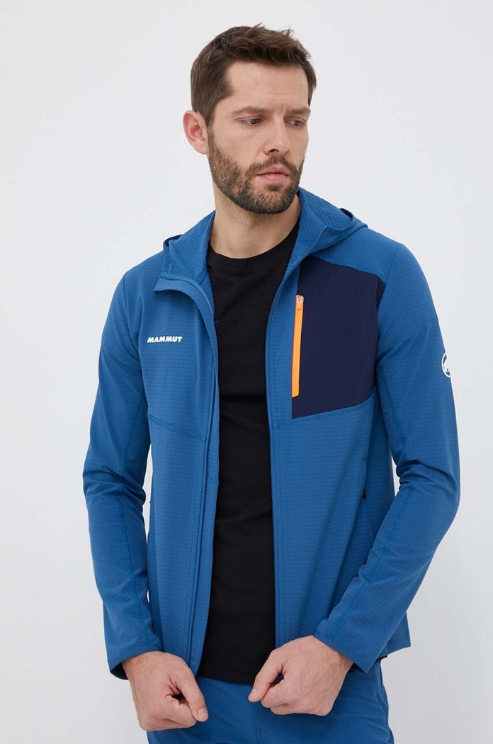 Mammut sportos pulóver Madris Light ML elasztánnal sötétkék 1014.03841