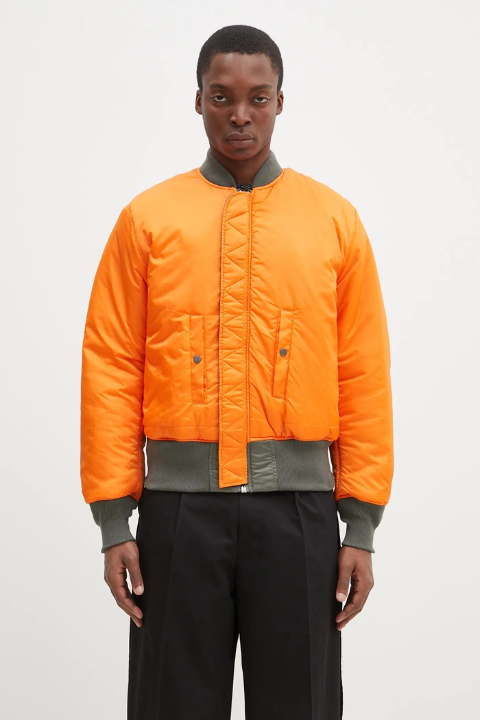 Alpha Industries kurtka bomber MA-1 Heritage Bomber bez kaptura zielony 100101.