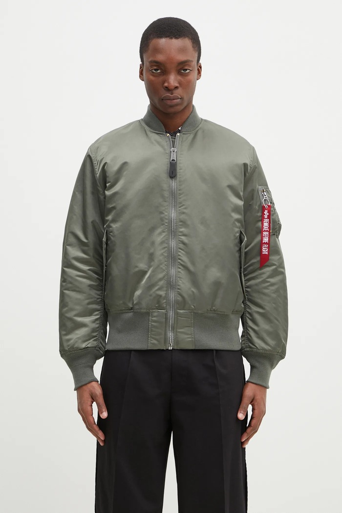 Alpha Industries kurtka bomber MA-1 Heritage Bomber 100101. zielony SS26