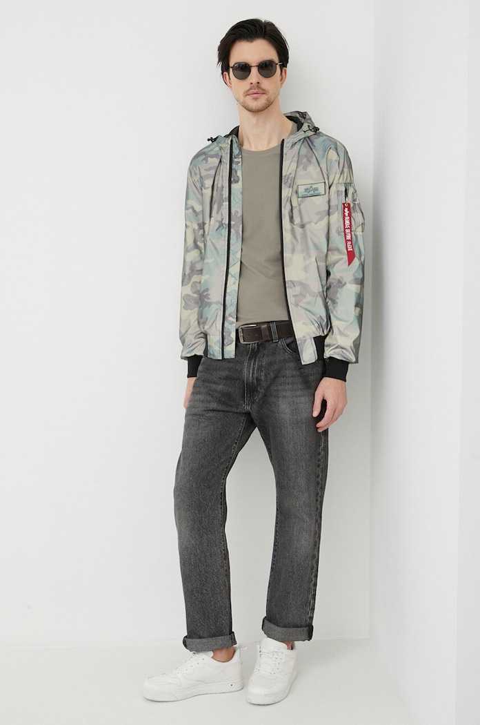 Bunda Alpha Industries 126138RC.408 zelená SS23