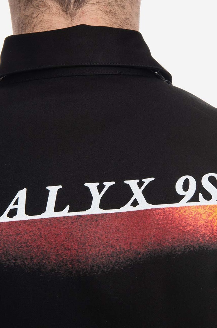 1017 ALYX 9SM jacket Printed Long Sleeve black AAMSH0210FA01