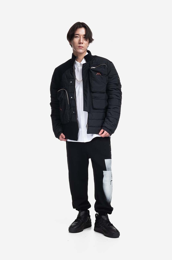 A-COLD-WALL* jacket Asymmetric Padded Jacket ACWMO154 black SS23