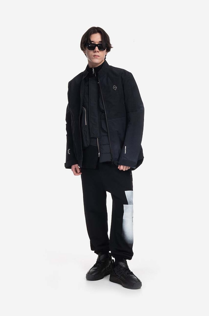 A-COLD-WALL* kurtka Irregular Dye Overshirt ACWMSH085 czarny SS23