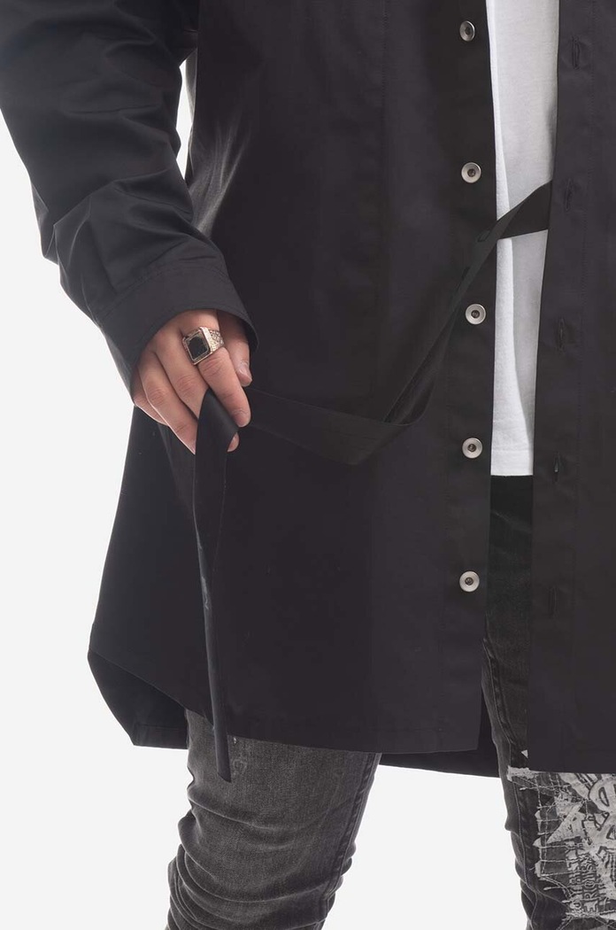 Rick Owens geacă Woven Jumbo DU01C6753.MUEP3.BLACK