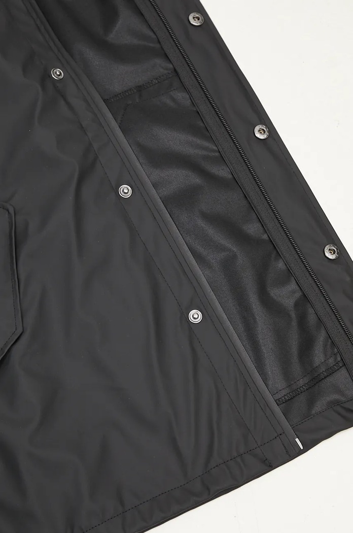 Rains giacca impermeabile 18010 Fishtail Jacket 18010.01 nero