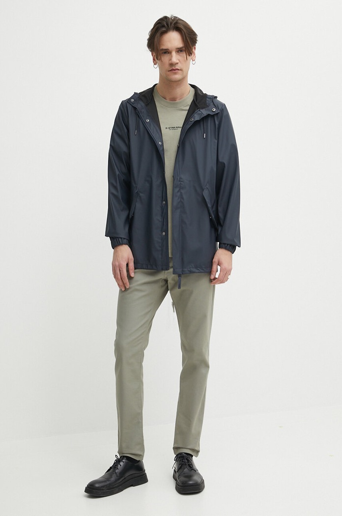 Rains Bunda Rains 18010 Fishtail Jacket 18010.47 námořnická modř AW24