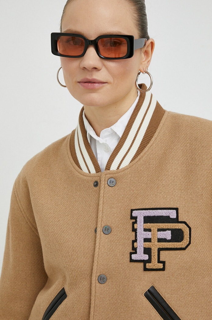 Vlněná bomber bunda Filling Pieces Varsity Jacket 81422209985