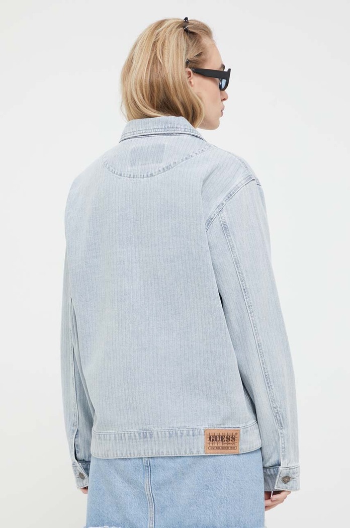 Džínová bunda Guess Originals M3GG75D4ZW0 modrá