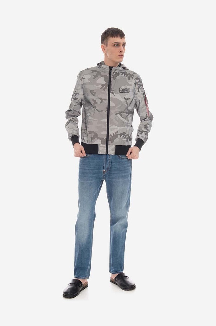 Bunda Alpha Industries MA-1 LW Hooded Refl. Camo 126138RC 125 126138RC.125