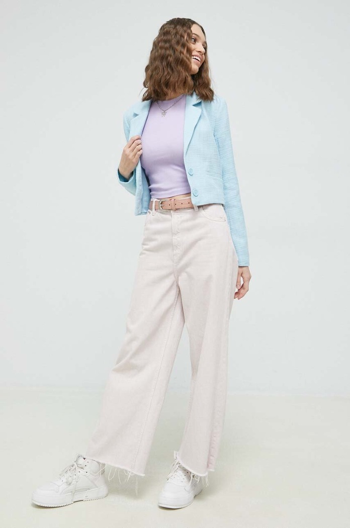 Abercrombie & Fitch marynarka KI144.3068.220 niebieski SS23