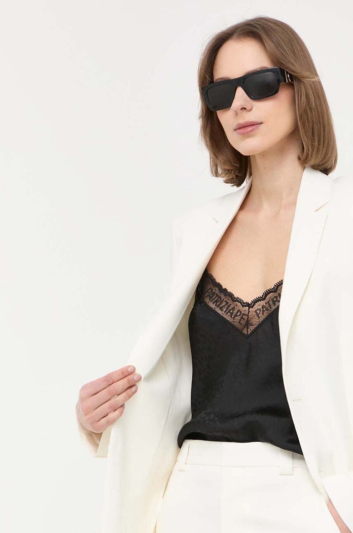 Red Valentino marynarka z domieszką wełny 2R3CEA65WBP beżowy
