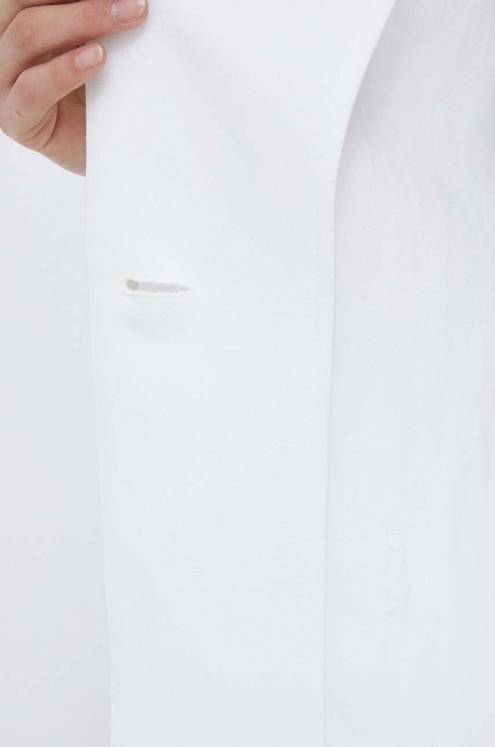 Emporio Armani marynarka z domieszką lnu 3R2G74.2NM8Z