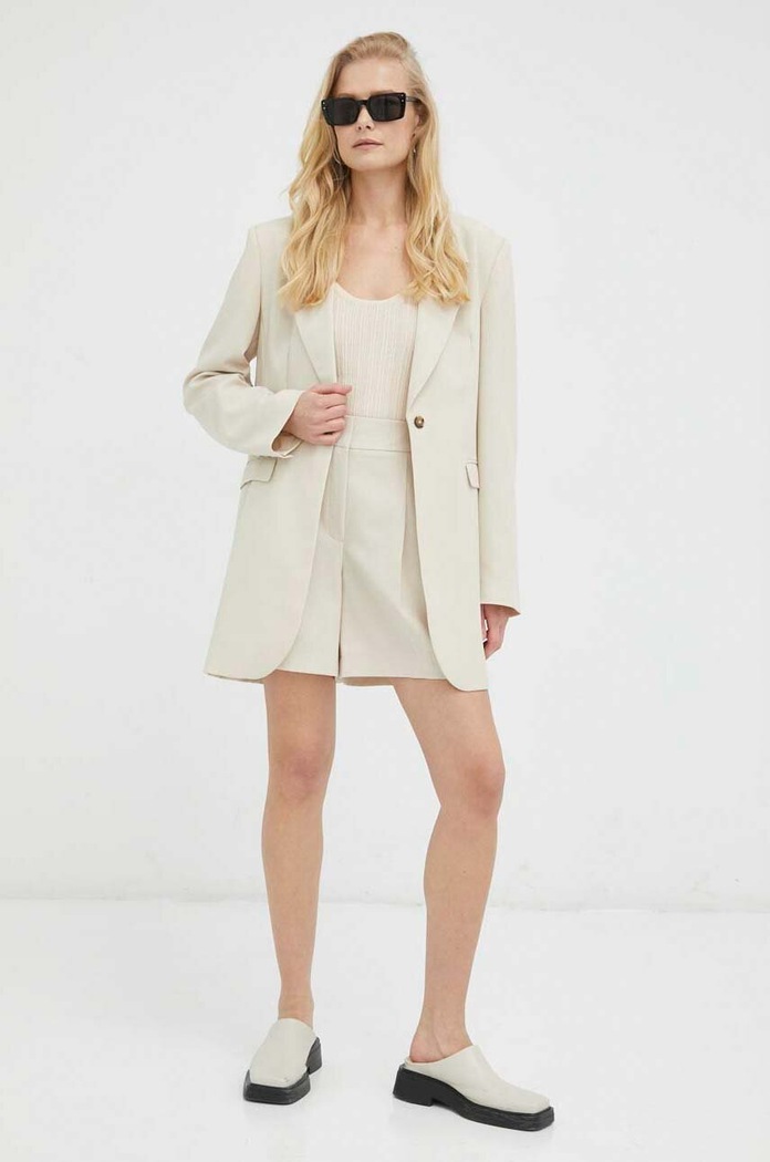 Herskind marynarka 4724519 beżowy SS23