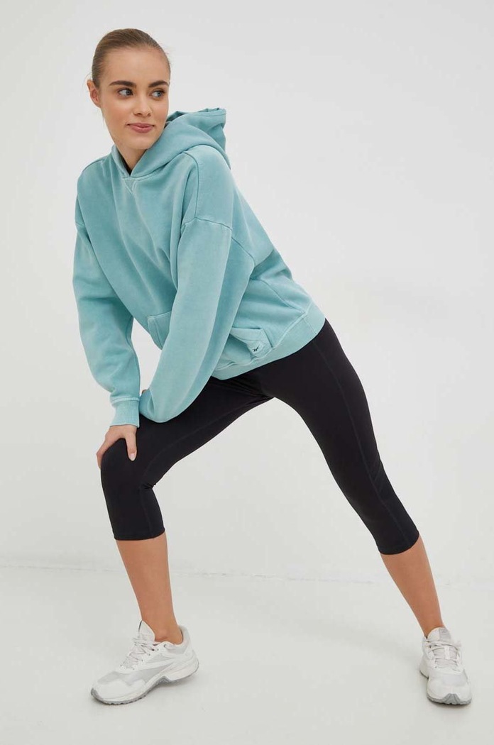 Reebok legginsy treningowe Workout Ready z elastanem czarny HA1038