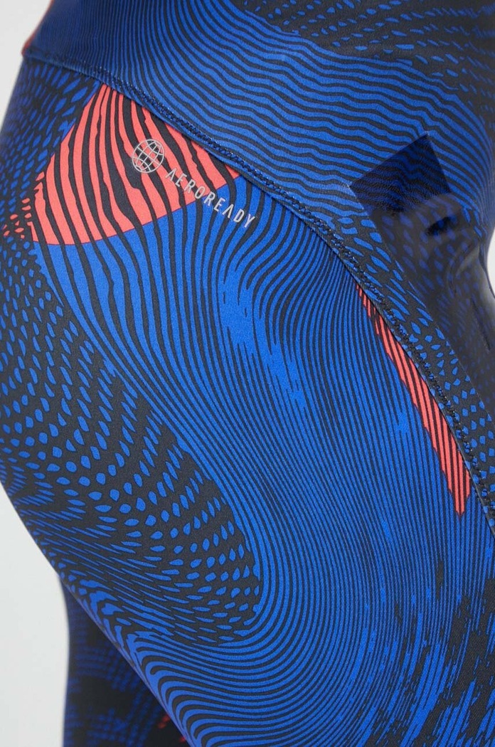 adidas Performance legginsy do biegania Adizero HS5433 niebieski