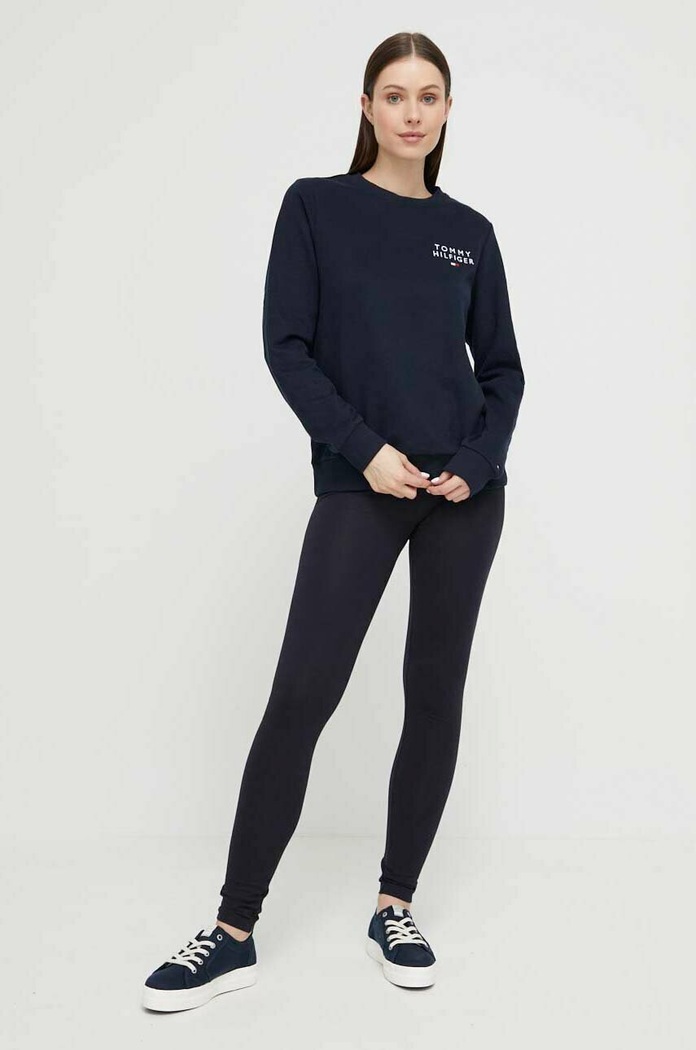 Společenské legíny Tommy Hilfiger UW0UW04524.PPYX námořnická modř SS23