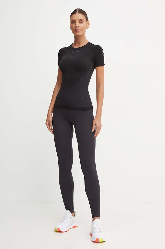 Tajice za trening Hummel Clea 210511 crna AW24