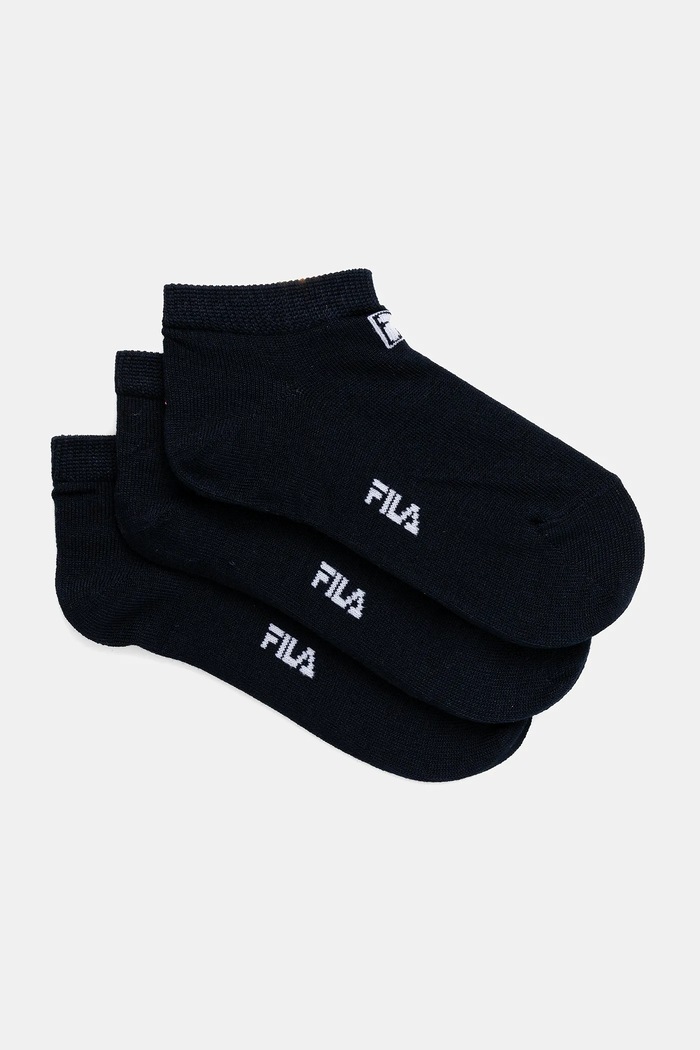 Otroške nogavice Fila 3-pack Kratke nogavice mornarsko modra F1049