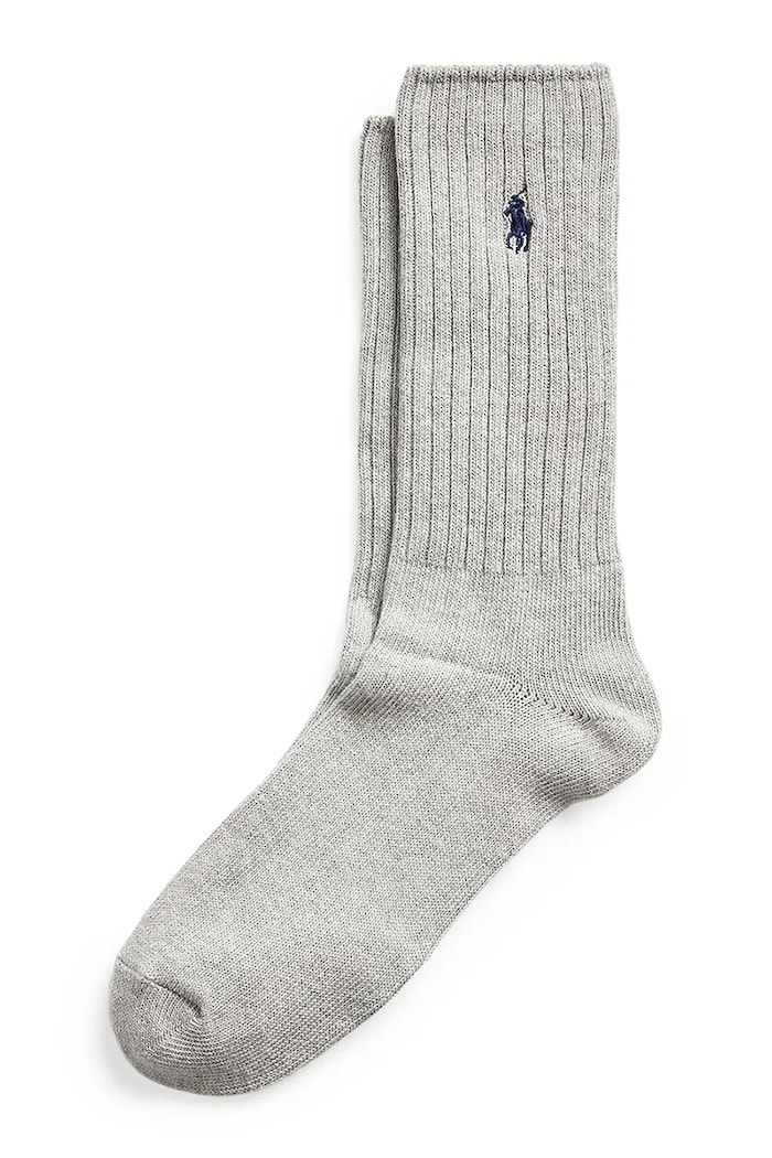 Ponožky Polo Ralph Lauren dlouhé ponožky šedá 449876014