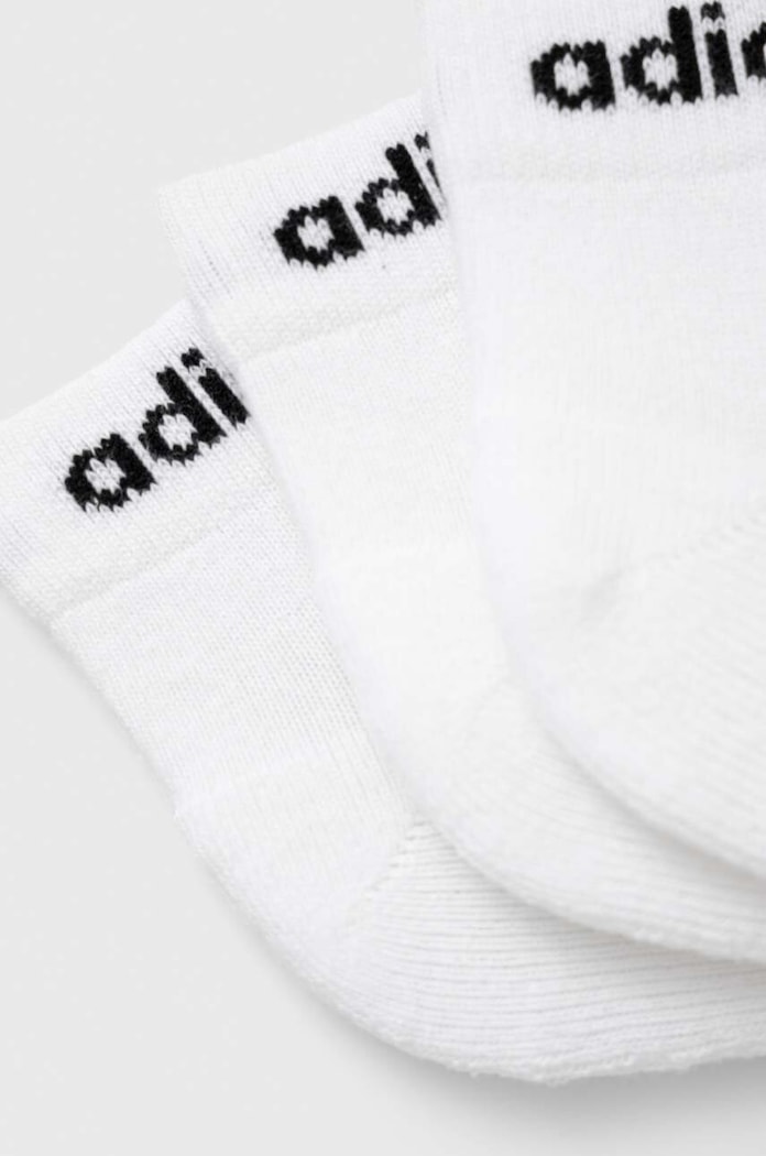 Ponožky adidas 3-pak Essentials HT3457 biela SS25