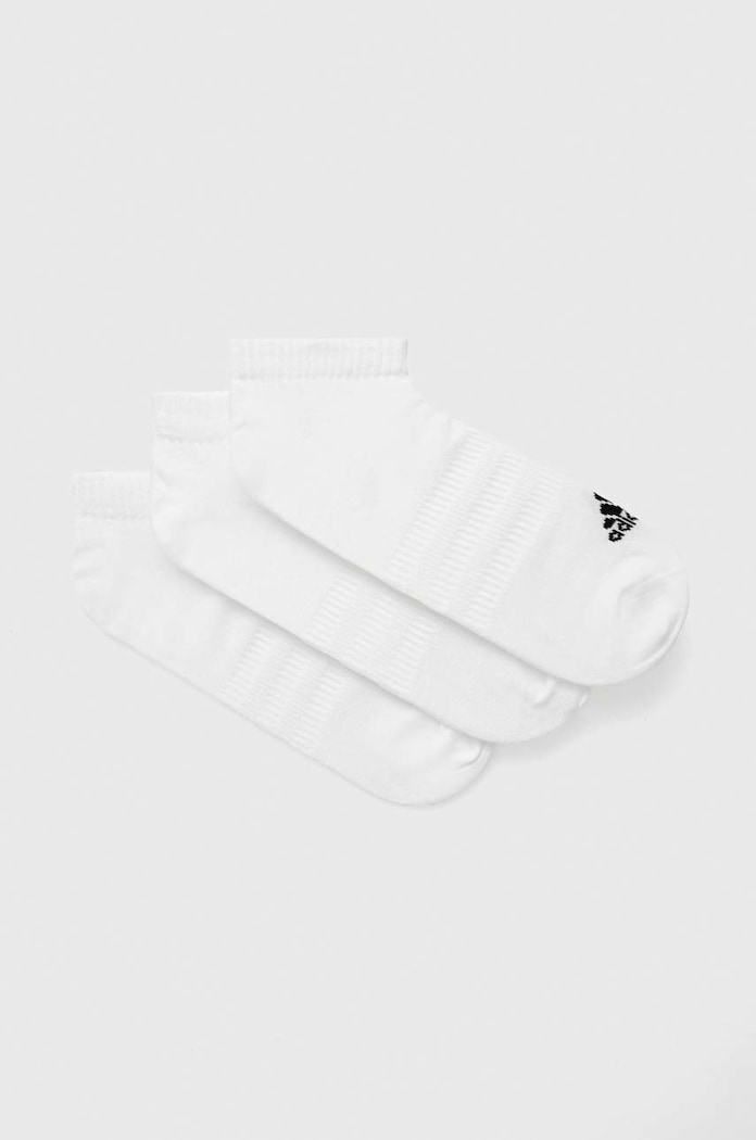 Ponožky adidas Performance T SPW LOW 3P krátké ponožky bílá HT3469