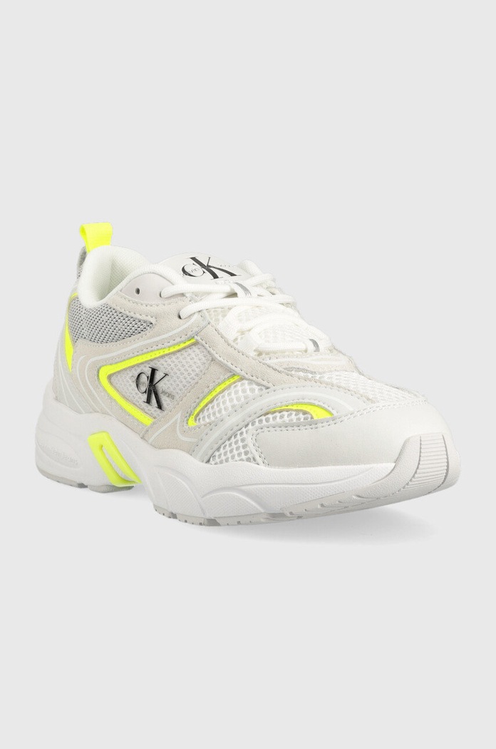 Tenisky Calvin Klein Jeans RETRO TENNIS SU-MESH WN YW0YW00891 bílá NC24