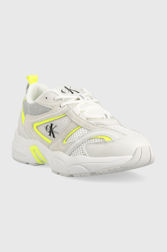 Tenisky Calvin Klein Jeans RETRO TENNIS SU-MESH WN YW0YW00891 bílá NC24