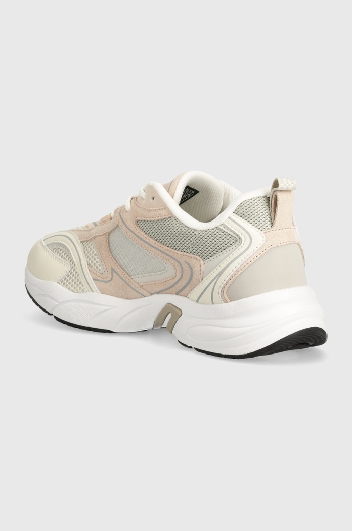 Obuwie Calvin Klein Jeans sneakersy YW0YW00891 RETRO TENNIS SU-MESH W YW0YW00891 beżowy