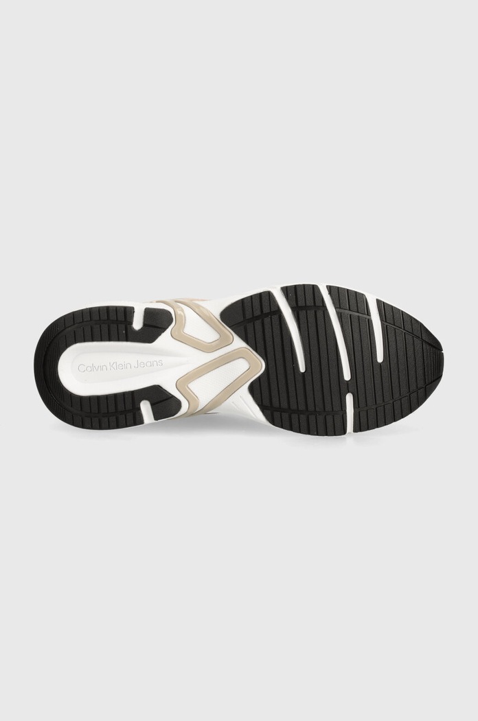 Calvin Klein Jeans sneakersy YW0YW00891 RETRO TENNIS SU-MESH W YW0YW00891 beżowy
