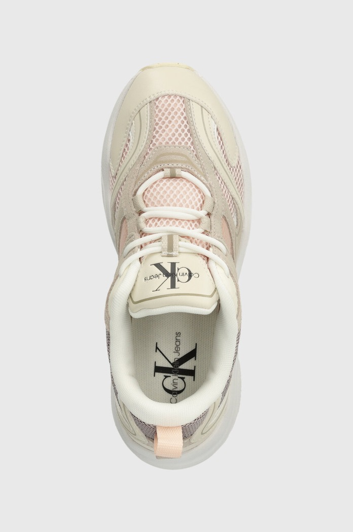 Calvin Klein Jeans sneakersy YW0YW00891 RETRO TENNIS SU-MESH W różowy YW0YW00891
