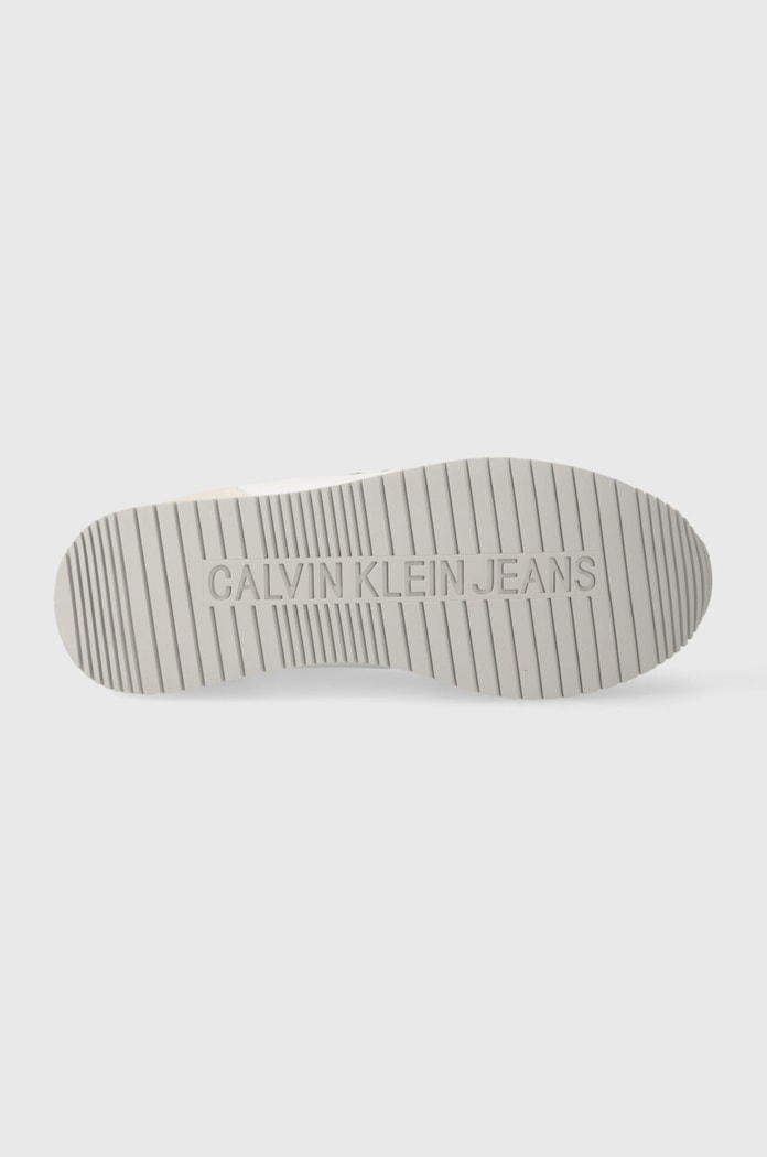 Calvin Klein Jeans sportcipő YW0YW00840 RUNNER SOCK LACEUP NY-LTH W LACE UP YW0YW00840 fehér