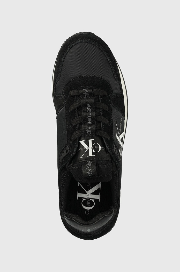 Маратонки Calvin Klein Jeans YW0YW00840 RUNNER SOCK LACEUP NY-LTH W черен YW0YW00840