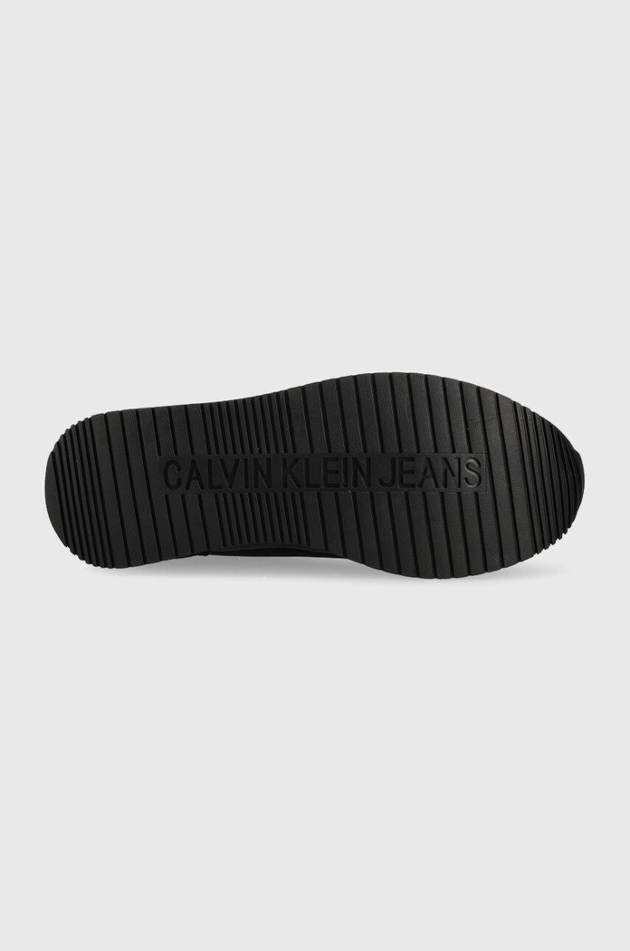 Маратонки Calvin Klein Jeans YW0YW00840 RUNNER SOCK LACEUP NY-LTH W YW0YW00840 черен