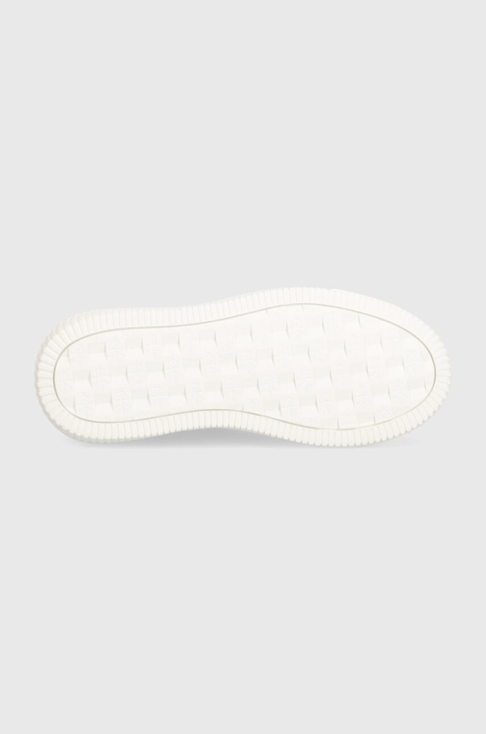 Kožené tenisky Calvin Klein Jeans CHUNKY CUPSOLE MONO LTH WN YW0YW00823 bílá