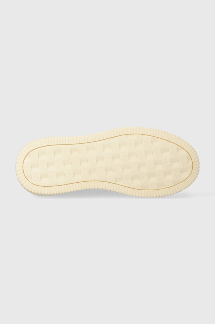 Kožené tenisky Calvin Klein Jeans CHUNKY CUPSOLE MONO LTH WN YW0YW00823 béžová