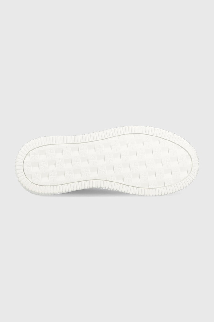 Δερμάτινα sneakers Calvin Klein Jeans YW0YW00823 CHUNKY CUPSOLE MONOLOGO W CHUNKY CUPSOLE MONO LTH WN YW0YW00823 μαύρο