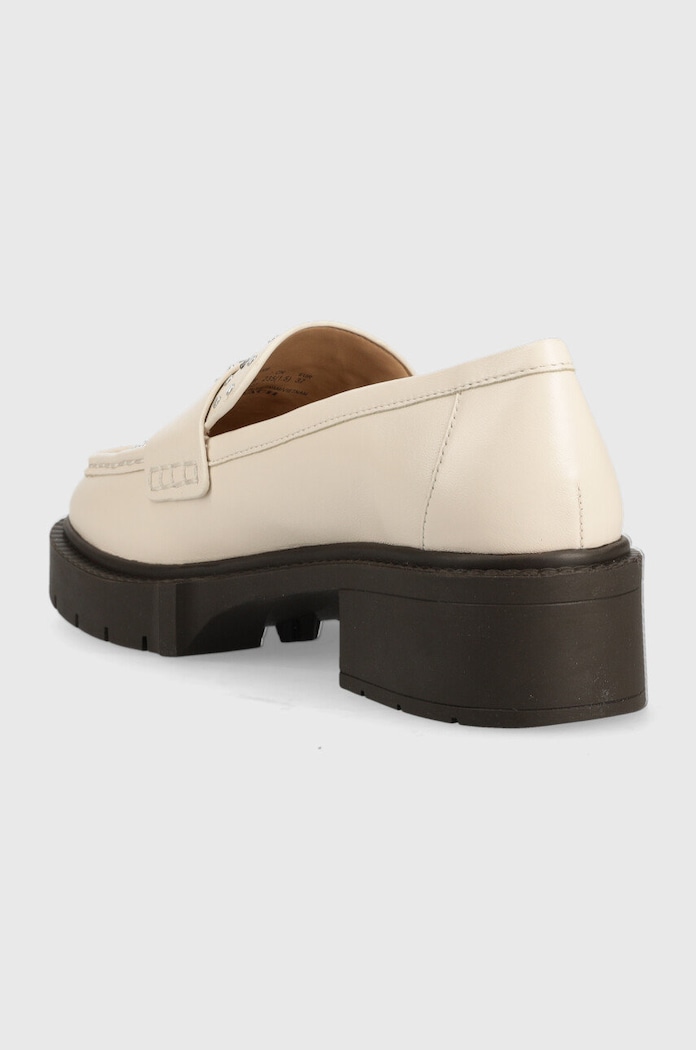 Obutev Usnjeni mokasini Coach Ce309 Leela Stud Leather CE309.CHK bež