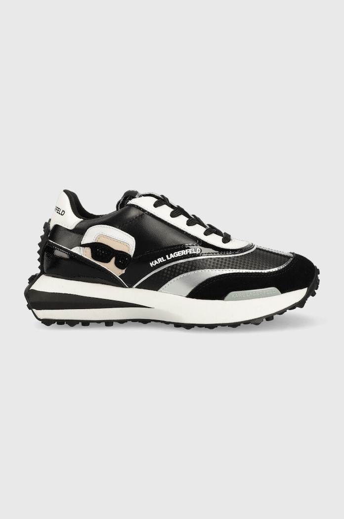 Karl Lagerfeld sneakersy Zone imitacja skóry licowej czarny KL62930N.300